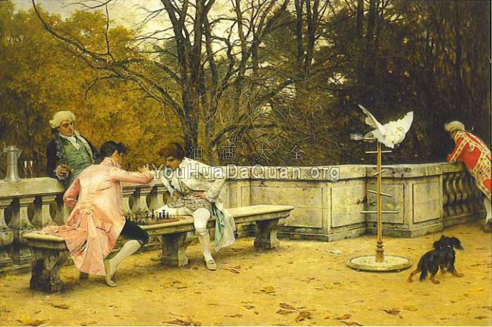 The Chess Game - 查尔斯·巴尔格